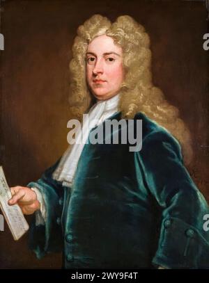 William Pulteney, 1er comte de Bath (1684-1764), homme politique whig et premier ministre contesté de Grande-Bretagne 10-12 février 1746, portrait peint à l'huile sur toile par Sir Godfrey Kneller, 1717 Banque D'Images