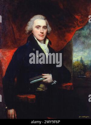 Henry Addington, 1er vicomte Sidmouth (1757-1844), homme politique conservateur et premier ministre du Royaume-Uni, 1801-1804, portrait peint à l'huile sur toile par Sir William Beechey, vers 1803 Banque D'Images