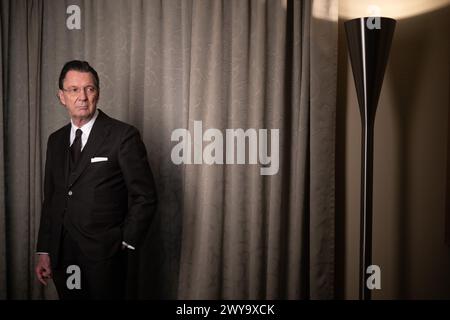 Berlin, Allemagne. 20 mars 2024. Auteur Martin Suter lors d'un rendez-vous dpa. Crédit : Sebastian Gollnow/dpa/Alamy Live News Banque D'Images