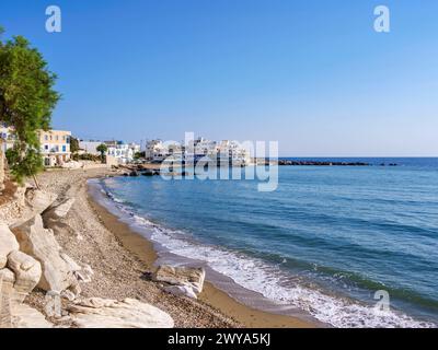 Apollonas Beach, Île de Naxos, Cyclades, Îles grecques, Grèce, Europe Copyright : KarolxKozlowski 1245-3650 Banque D'Images