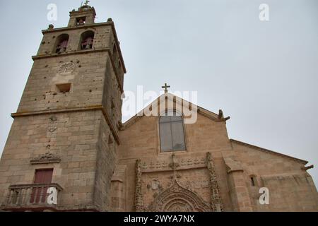 L'église Matriz de Vila do Conde (en portugais Igreja Matriz de Vila do Conde) est un bâtiment du début du XVIe siècle remarquable pour son manuélin Banque D'Images