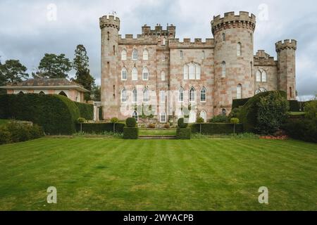 JARDINS DU CHÂTEAU DE CHOLMONDELEY, MALPAS, CHESHIRE Banque D'Images