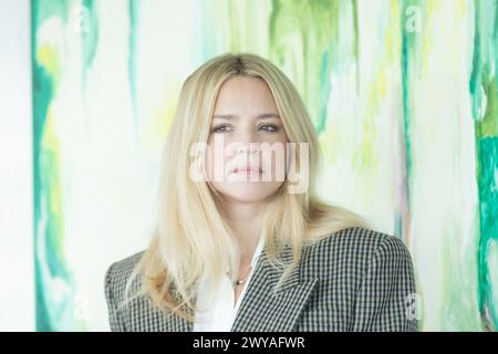 L'actrice belge Virginie Efira assiste à la photocall du film 'rien a perdre' à l'Hôtel Sofitel de Rome, pour 'rendez-vous', le Festival du film français (photo de Matteo Nardone / Pacific Press / Sipa USA) Banque D'Images