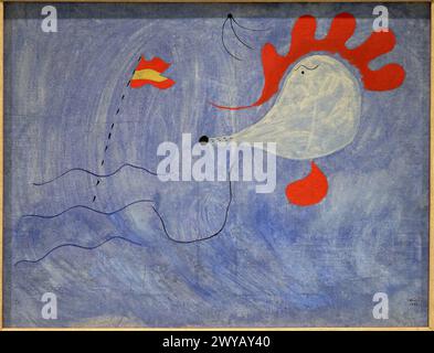 Peinture, 1925, Joan Miró (1893-1983). Banque D'Images