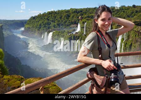 Parc national des chutes d'Iguazú. Misiones Argentine. Iguaçu. Paraná. Brésil. Banque D'Images