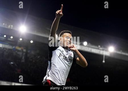 Dossier photo du 01-11-2023 de Rodrigo Muniz. Marco Silva croit que Rodrigo Muniz a encore de la place à améliorer et l'a fait pencher comme un élément important de l'avenir de Fulham. Date d'émission : vendredi 5 avril 2024. Banque D'Images