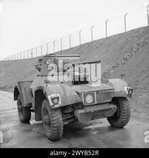 Daimler Mk I voiture blindée utilisée par l'armée britannique au Royaume-Uni entre 1939 et 1945, représentant des véhicules blindés de la IIe Guerre mondiale Banque D'Images
