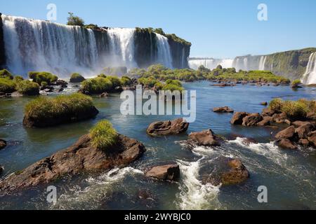 Parc national des chutes d'Iguazú. Misiones Argentine. Iguaçu. Paraná. Brésil. Banque D'Images