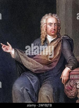 William Pulteney, 1. Earl of Bath 1684 1764, britischer Adliger und Politiker, Historisch, digital restaurierte Reproduktion von einer Vorlage aus dem Banque D'Images