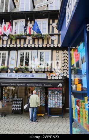 Art de Cornouaille, Quimper, Bretagne, Bretagne, France. Banque D'Images