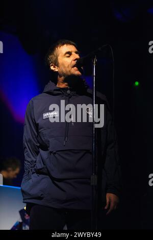 Liam Gallagher et John Squire se produisent en concert à la Columbiahalle à Berlin. Banque D'Images