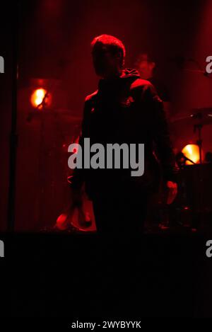 Liam Gallagher et John Squire se produisent en concert à la Columbiahalle à Berlin. Banque D'Images