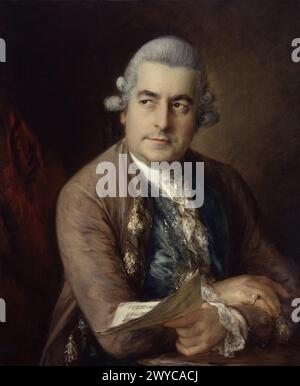 Johann Christian Bach (1776), National Portrait Gallery, Londres Thomas Gainsborough Banque D'Images