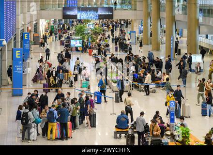 Incheon, Corée du Sud. 05th Apr, 2024. Vue générale de l'aéroport international d'Incheon. (Photo de Kim Jae-Hwan/SOPA images/Sipa USA) crédit : Sipa USA/Alamy Live News Banque D'Images