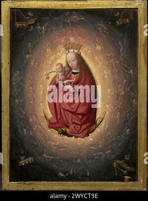 La glorification de la Vierge (c. 1490-1495) cercle de Geertgen tot Sint Jans Banque D'Images