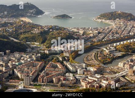 Saint-Sébastien (alias Donostia), Guipuzcoa, pays basque, Espagne. Banque D'Images