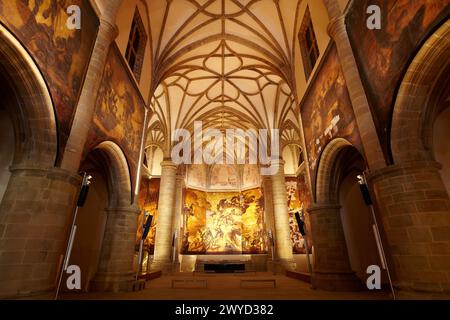 Peintures de Josep Maria sert dans l'église de l'ancien couvent dominicain (XVIe siècle), Musée San Telmo, San Sebastian, Gipuzkoa, pays Basque, Espagne. Banque D'Images