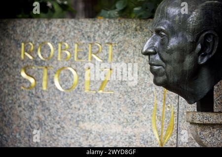 Monument à Robert Stolz dans Stadtpark, Vienne. Autriche. Banque D'Images