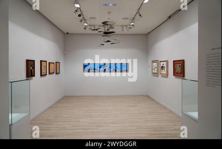 Joan Miró et Alexander Calder, Espacio Miró, Exhibition Hall, Madrid, Espagne, Europe. Banque D'Images