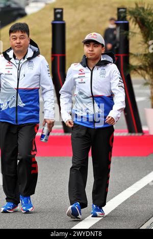 Suzuka, Japon. 06 avril 2024. Pilote d'essai Ayumu Iwasa (JPN) RB. Championnat du monde de formule 1, Rd 4, Grand Prix du Japon, samedi 6 avril 2024. Suzuka, Japon. Crédit : James Moy/Alamy Live News Banque D'Images