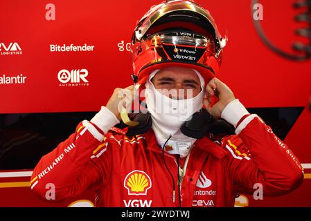 Suzuka, Japon. 06 avril 2024. Charles Leclerc (mon) Ferrari. 06.04.2024. Championnat du monde de formule 1, Rd 4, Grand Prix du Japon, Suzuka, Japon, jour de qualification. Le crédit photo devrait se lire : XPB/Alamy Live News. Banque D'Images