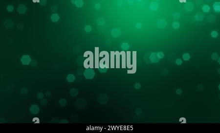 Arrière-plan flou abstrait, motif bokeh en forme d'hexagone Banque D'Images