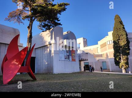 Barcelone : Fundació Joan Miró Banque D'Images