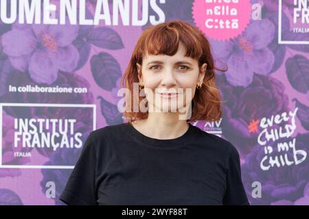 Camilla Filippi lors du Photocall du Prix WOMENLANDS RENDEZ-VOUS 2024, 6 avril 2024 à Rome, Italie crédit : Live Media Publishing Group/Alamy Live News Banque D'Images