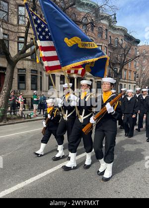 49e parade annuelle de la Saint Patrick en 2024 à Park Slope, Brooklyn, New York. Banque D'Images