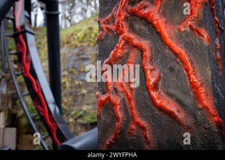 Nemesis, Alton Towers 2024 Banque D'Images