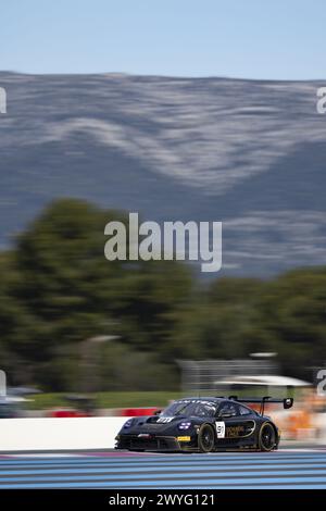 91 BOHN Ralf (ger), RENAUER Robert (ger), Schuring Morris (ndl), Herberth Motorsport, Porsche 911 GT3 R (992), action lors de la 1ère manche du Fanatec GT World Challenge 2024 propulsé par AWS sur le circuit Paul Ricard, du 5 au 7 avril 2024 au Castellet, France Banque D'Images