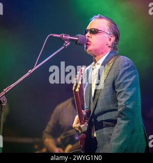 Joe Bonamassa à propos des chants et de la guitare Banque D'Images