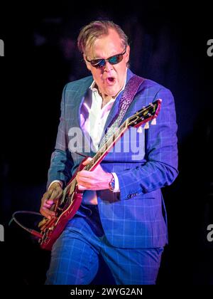 Joe Bonamassa à propos des chants et de la guitare Banque D'Images