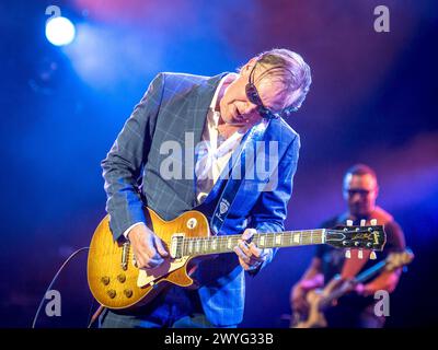 Joe Bonamassa à propos des chants et de la guitare Banque D'Images
