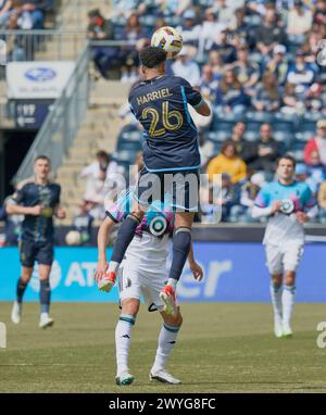 CHESTER, PA, États-Unis - 30 MARS 2024 - MLS match entre Philadelphia Union et Minnesota United FC au Subaru Park. Banque D'Images