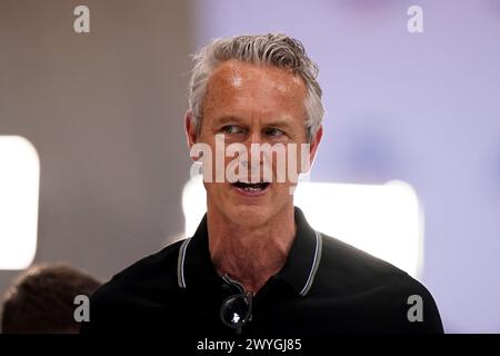 Mark Foster au cinquième jour des Championnats britanniques de natation 2024 au London Aquatics Centre, Londres. Date de la photo : samedi 6 avril 2024. Banque D'Images