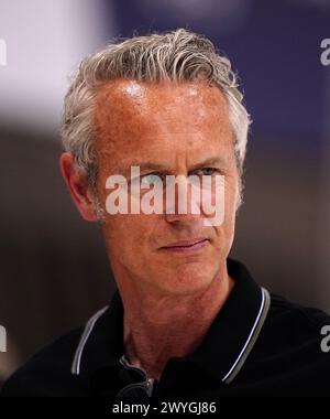 Mark Foster au cinquième jour des Championnats britanniques de natation 2024 au London Aquatics Centre, Londres. Date de la photo : samedi 6 avril 2024. Banque D'Images