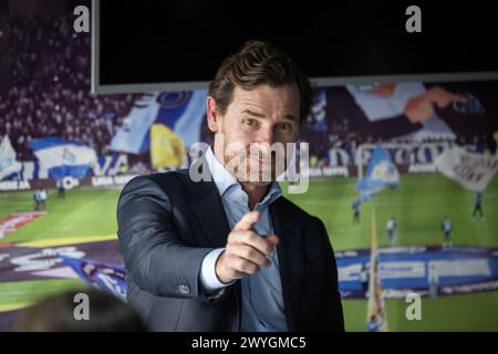 Seia, Portugal. 05th Apr, 2024. Seia, 04/05/2024 - André Villas Boas, candidat à la présidence du FC Porto, visite le domicile du FC Porto de Seia Carlos Carneiro/Global Imagens Credit : Atlantico Press/Alamy Live News Banque D'Images