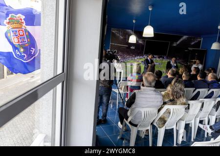 Seia, Portugal. 05th Apr, 2024. Seia, 04/05/2024 - André Villas Boas, candidat à la présidence du FC Porto, visite le domicile du FC Porto de Seia Carlos Carneiro/Global Imagens Credit : Atlantico Press/Alamy Live News Banque D'Images