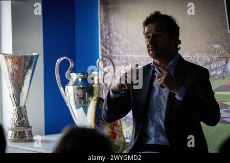 Seia, Portugal. 05th Apr, 2024. Seia, 04/05/2024 - André Villas Boas, candidat à la présidence du FC Porto, visite le domicile du FC Porto de Seia Carlos Carneiro/Global Imagens Credit : Atlantico Press/Alamy Live News Banque D'Images