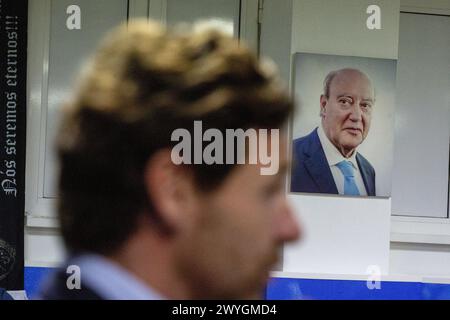 Seia, Portugal. 05th Apr, 2024. Viseu, 05/04/2024 - André Villas-Boas, candidat à la présidence du FC Porto, visite le domicile du FC Porto à Viseu. Carlos Carneiro/Global Imagens Credit : Atlantico Press/Alamy Live News Banque D'Images