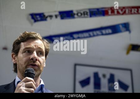 Seia, Portugal. 05th Apr, 2024. Viseu, 04/05/2024 - André Villas-Boas, candidat à la présidence du FC Porto, visite le domicile du FC Porto à Viseu. Carlos Carneiro/Global Imagens Credit : Atlantico Press/Alamy Live News Banque D'Images