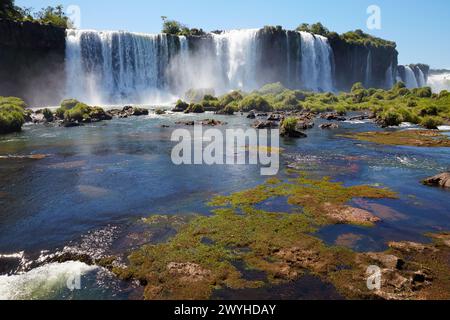 Parc national des chutes d'Iguazú. Misiones Argentine. Iguaçu. Paraná. Brésil. Banque D'Images