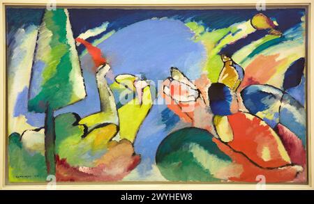 Improvisation XIV, 1910. Vassily Kandinsky. Centre George Pompidou. Musée National d'Art moderne. Paris. France. Banque D'Images