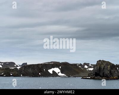 Maxwell Bay. Île King George, Shetland du Sud, Antarctique Banque D'Images