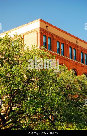 Le Book Depository Building, où Lee Harvey Oswald a assassiné John F. Kennedy, se trouve à Dallas Texas Banque D'Images