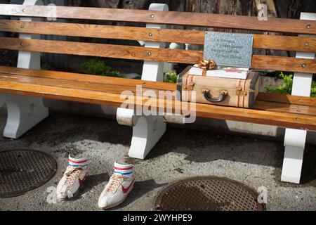 Scènes du village pittoresque et des rues de Lahaina sur l'île polynésienne de Maui, Hawaï, images prises avant les incendies dévastateurs de 2023 Banque D'Images