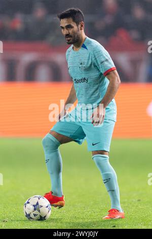 Anvers, Belgique. 13 décembre 2023. ANVERS, BELGIQUE - 13 DÉCEMBRE : Ilkay Gundogan du FC Barcelone lors du match Groupe H - UEFA Champions League 2023/24 entre le Royal Antwerp FC et le FC Barcelone au Bosuilstadion le 13 décembre 2023 à Anvers, Belgique. (Photo de Joris Verwijst/Agence BSR) crédit : Agence BSR/Alamy Live News Banque D'Images