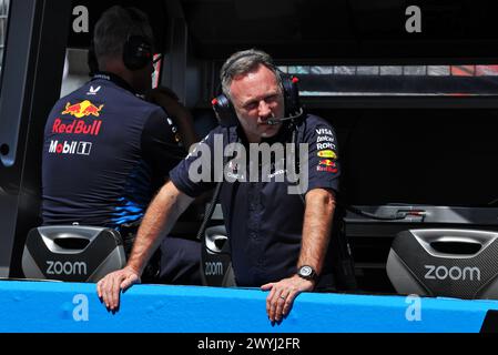 Suzuka, Japon. 07 avril 2024. Christian Horner (GBR) Red Bull Racing Team principal. Championnat du monde de formule 1, Rd 4, Grand Prix du Japon, dimanche 7 avril 2024. Suzuka, Japon. Crédit : James Moy/Alamy Live News Banque D'Images