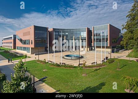 Campus de l'UJ, Campus du 600ème anniversaire du renouvellement de l'Université Jagellonienne, Cracovie, Pologne Banque D'Images